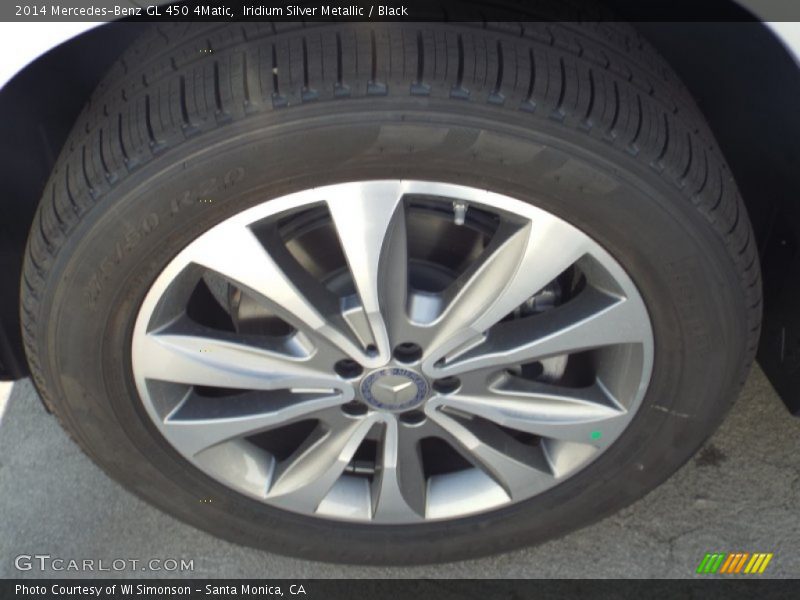 Iridium Silver Metallic / Black 2014 Mercedes-Benz GL 450 4Matic