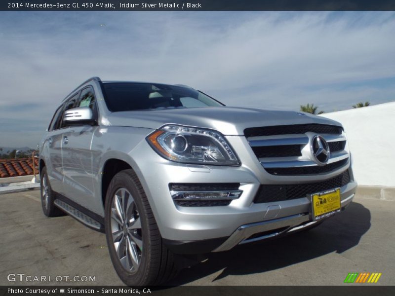 Iridium Silver Metallic / Black 2014 Mercedes-Benz GL 450 4Matic