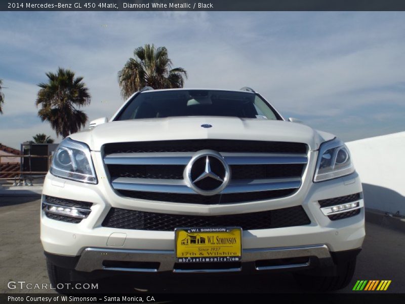 Diamond White Metallic / Black 2014 Mercedes-Benz GL 450 4Matic