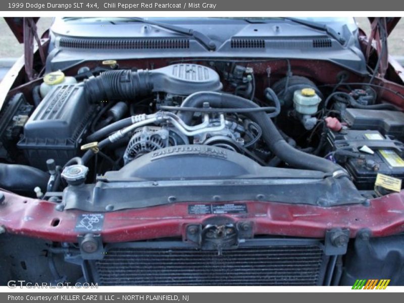 Chili Pepper Red Pearlcoat / Mist Gray 1999 Dodge Durango SLT 4x4
