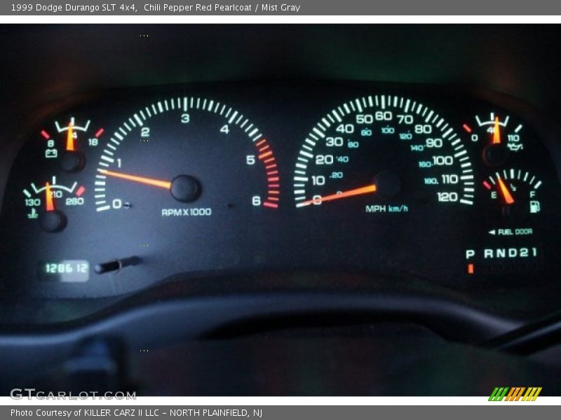 Chili Pepper Red Pearlcoat / Mist Gray 1999 Dodge Durango SLT 4x4