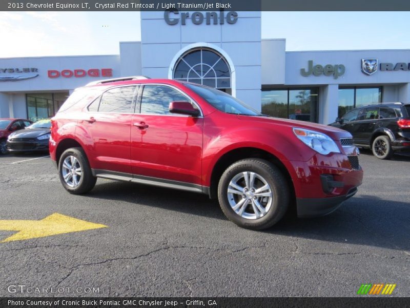 Crystal Red Tintcoat / Light Titanium/Jet Black 2013 Chevrolet Equinox LT