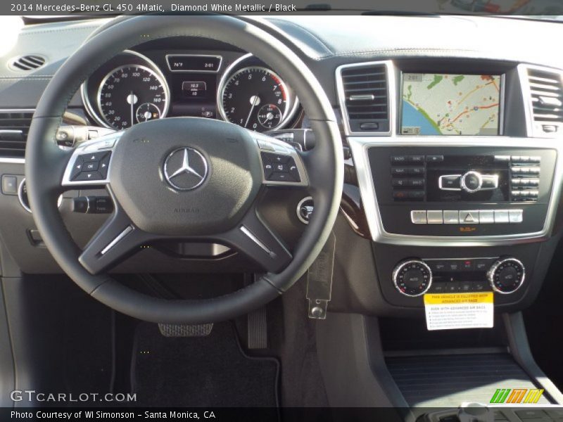 Diamond White Metallic / Black 2014 Mercedes-Benz GL 450 4Matic