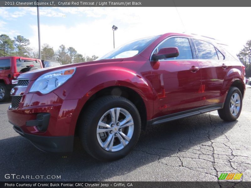 Crystal Red Tintcoat / Light Titanium/Jet Black 2013 Chevrolet Equinox LT