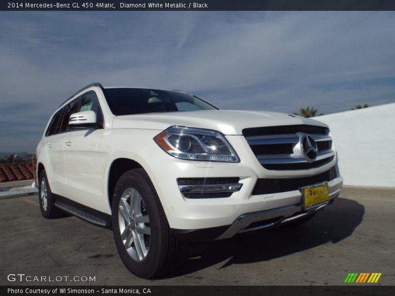 Diamond White Metallic / Black 2014 Mercedes-Benz GL 450 4Matic