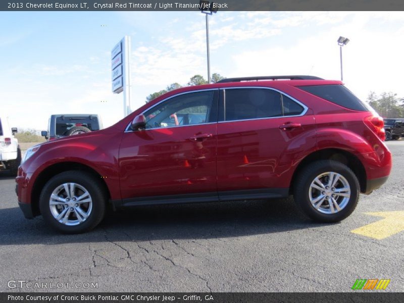 Crystal Red Tintcoat / Light Titanium/Jet Black 2013 Chevrolet Equinox LT