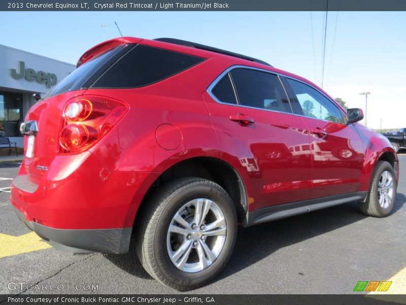 Crystal Red Tintcoat / Light Titanium/Jet Black 2013 Chevrolet Equinox LT