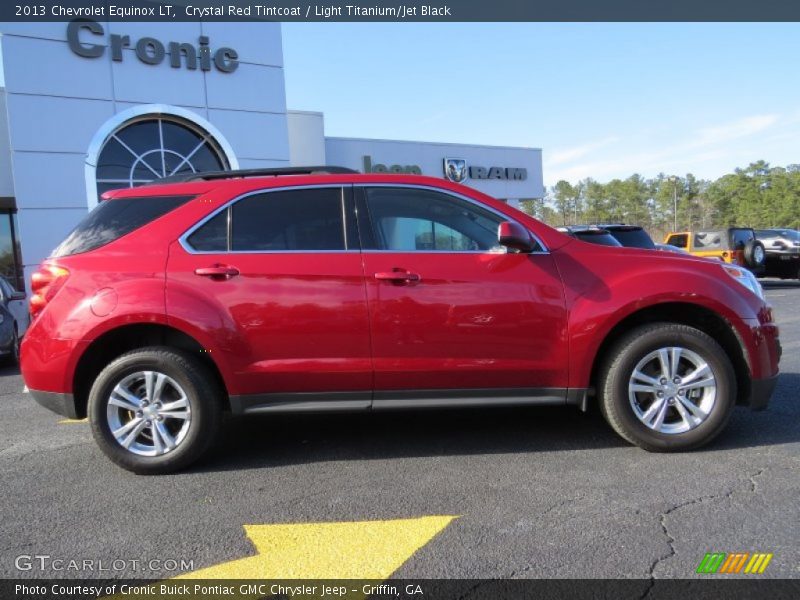 Crystal Red Tintcoat / Light Titanium/Jet Black 2013 Chevrolet Equinox LT
