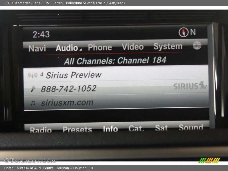 Palladium Silver Metallic / Ash/Black 2013 Mercedes-Benz E 350 Sedan
