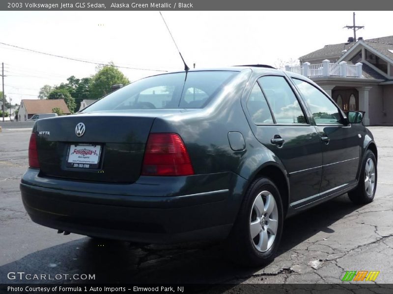 Alaska Green Metallic / Black 2003 Volkswagen Jetta GLS Sedan