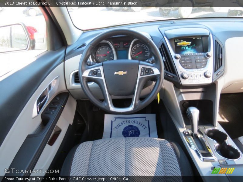 Crystal Red Tintcoat / Light Titanium/Jet Black 2013 Chevrolet Equinox LT