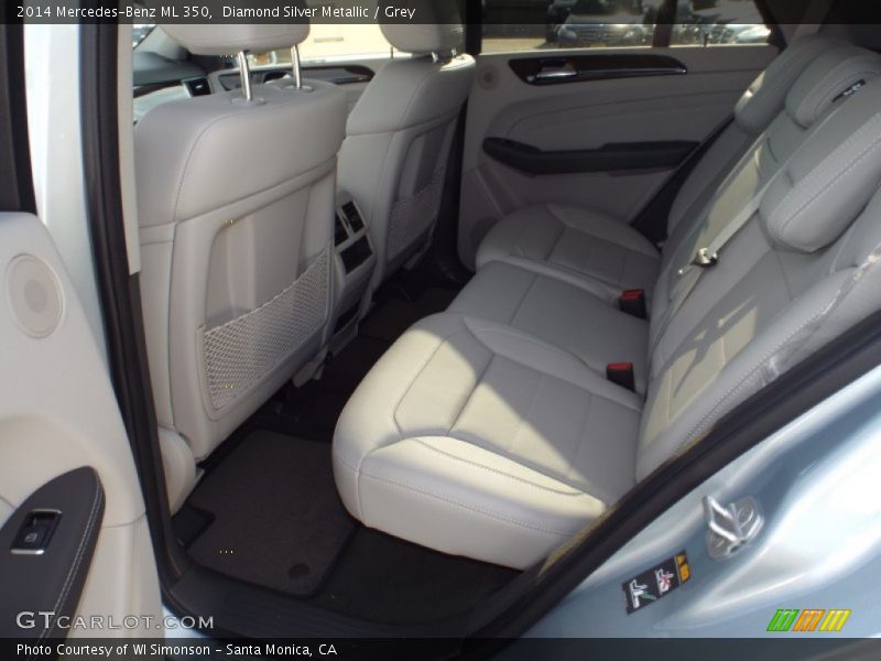 Diamond Silver Metallic / Grey 2014 Mercedes-Benz ML 350