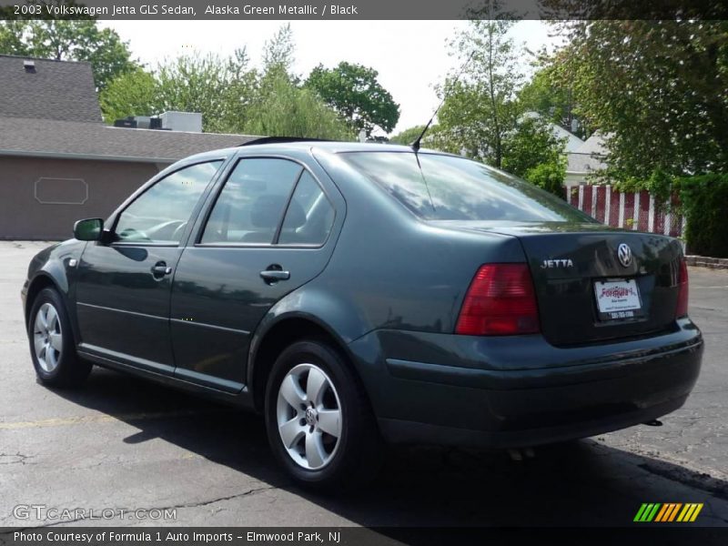 Alaska Green Metallic / Black 2003 Volkswagen Jetta GLS Sedan
