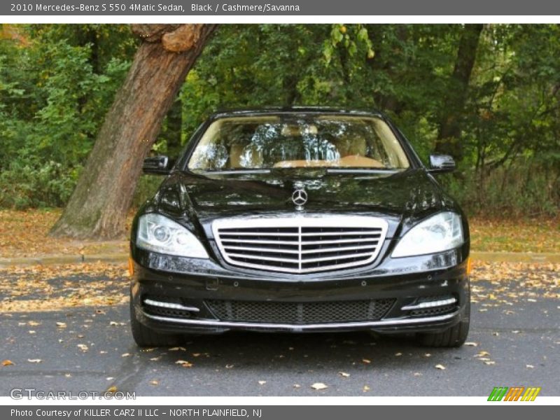 Black / Cashmere/Savanna 2010 Mercedes-Benz S 550 4Matic Sedan