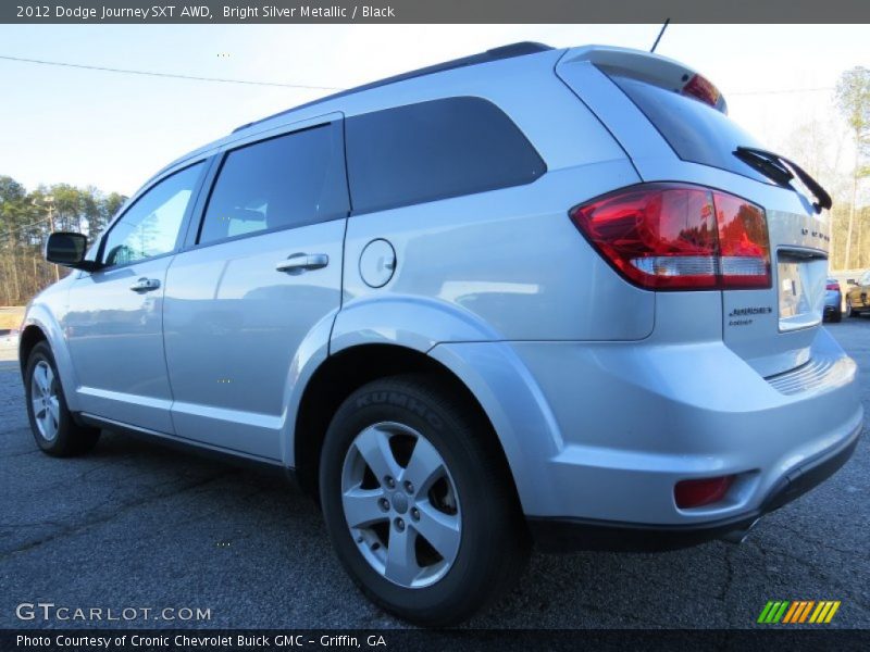 Bright Silver Metallic / Black 2012 Dodge Journey SXT AWD