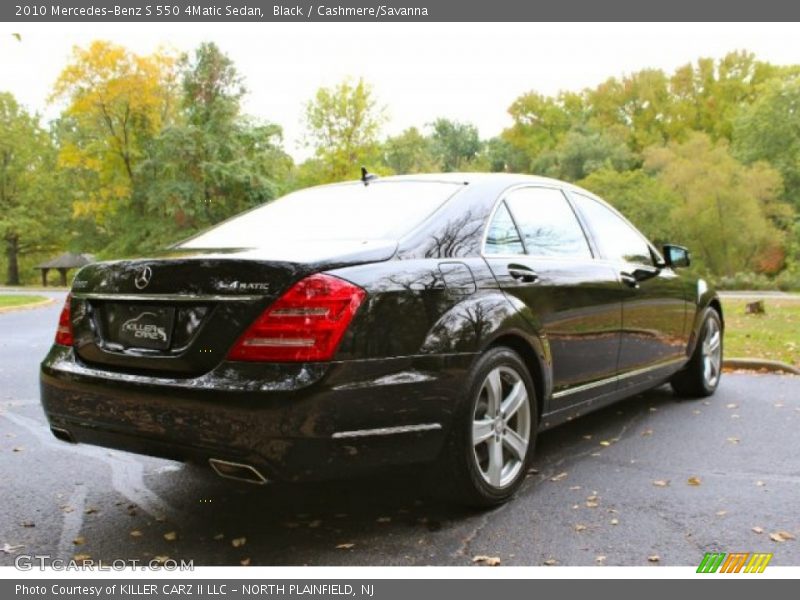 Black / Cashmere/Savanna 2010 Mercedes-Benz S 550 4Matic Sedan