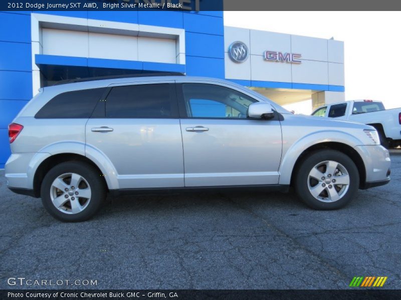 Bright Silver Metallic / Black 2012 Dodge Journey SXT AWD