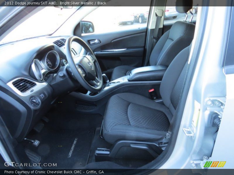 Bright Silver Metallic / Black 2012 Dodge Journey SXT AWD