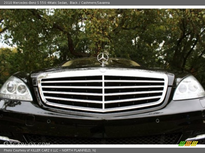 Black / Cashmere/Savanna 2010 Mercedes-Benz S 550 4Matic Sedan