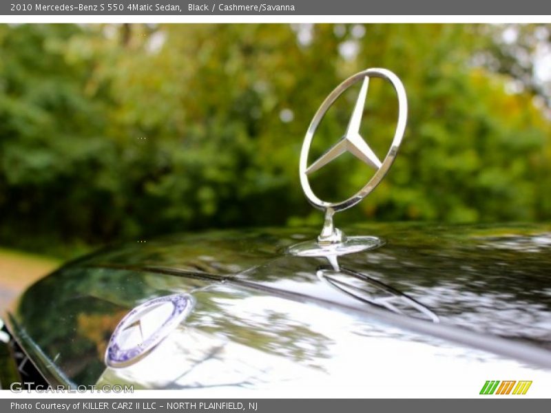 Black / Cashmere/Savanna 2010 Mercedes-Benz S 550 4Matic Sedan