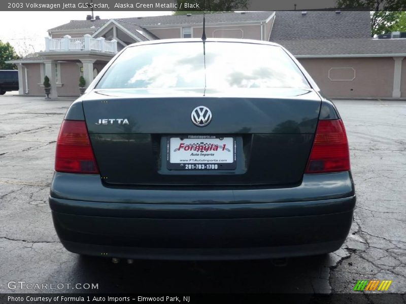 Alaska Green Metallic / Black 2003 Volkswagen Jetta GLS Sedan