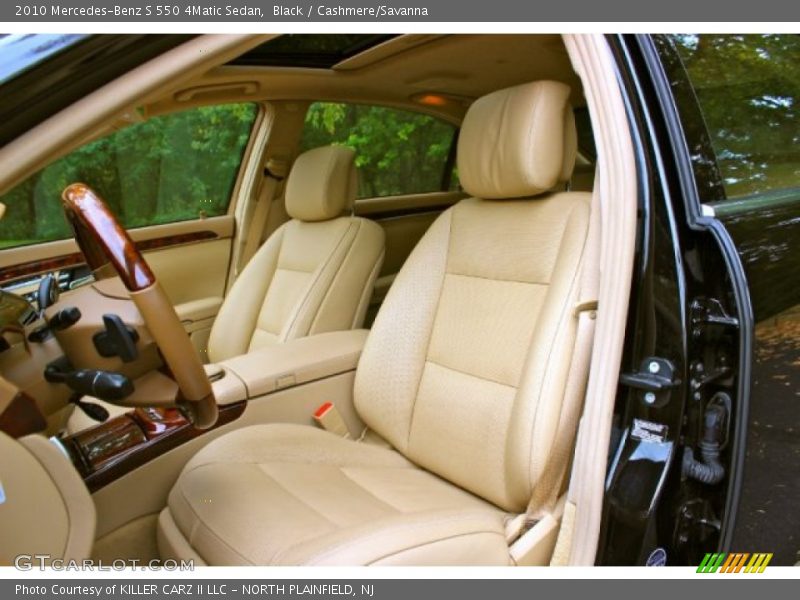 Black / Cashmere/Savanna 2010 Mercedes-Benz S 550 4Matic Sedan