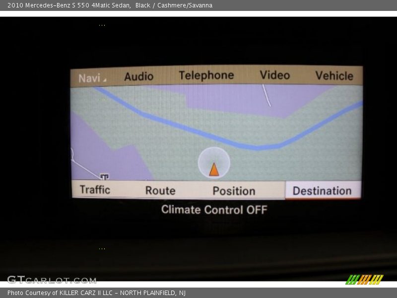 Black / Cashmere/Savanna 2010 Mercedes-Benz S 550 4Matic Sedan