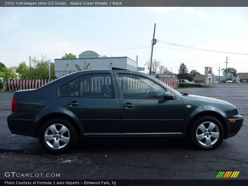 Alaska Green Metallic / Black 2003 Volkswagen Jetta GLS Sedan
