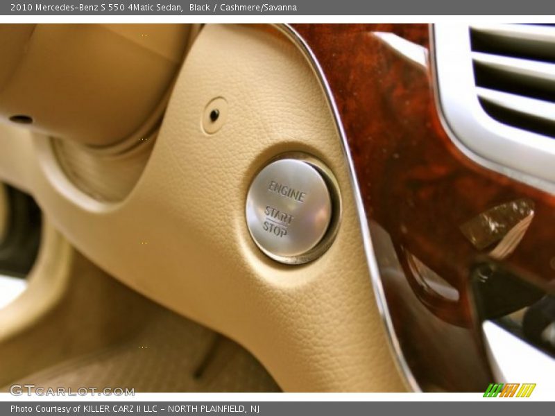 Black / Cashmere/Savanna 2010 Mercedes-Benz S 550 4Matic Sedan
