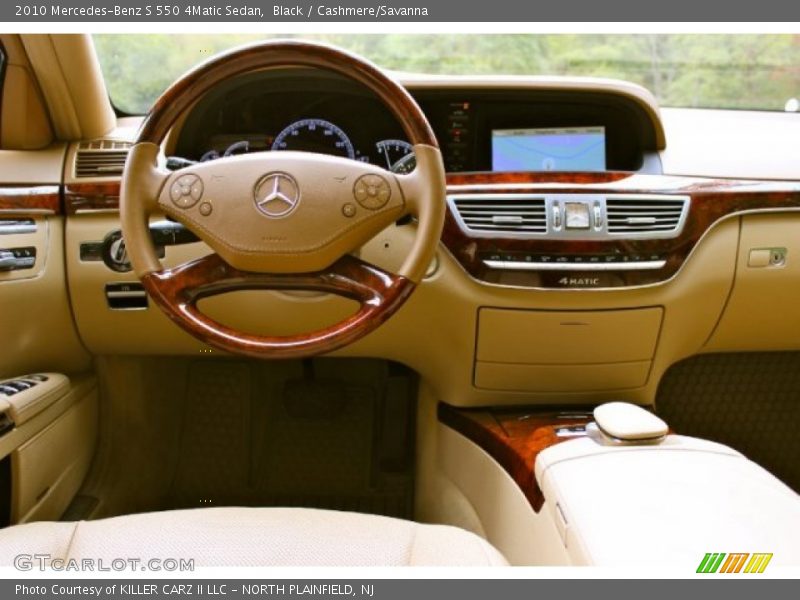 Black / Cashmere/Savanna 2010 Mercedes-Benz S 550 4Matic Sedan