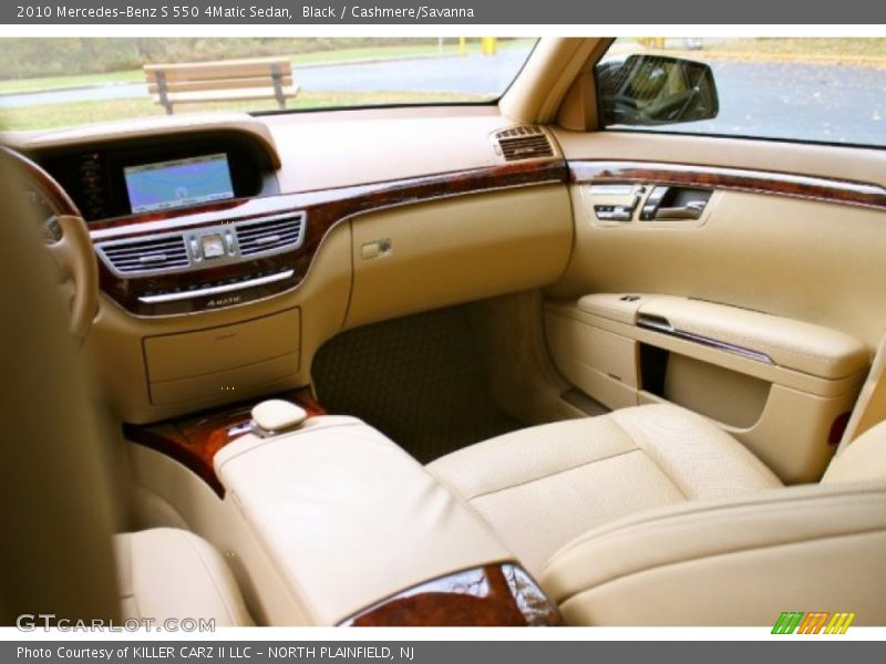 Black / Cashmere/Savanna 2010 Mercedes-Benz S 550 4Matic Sedan
