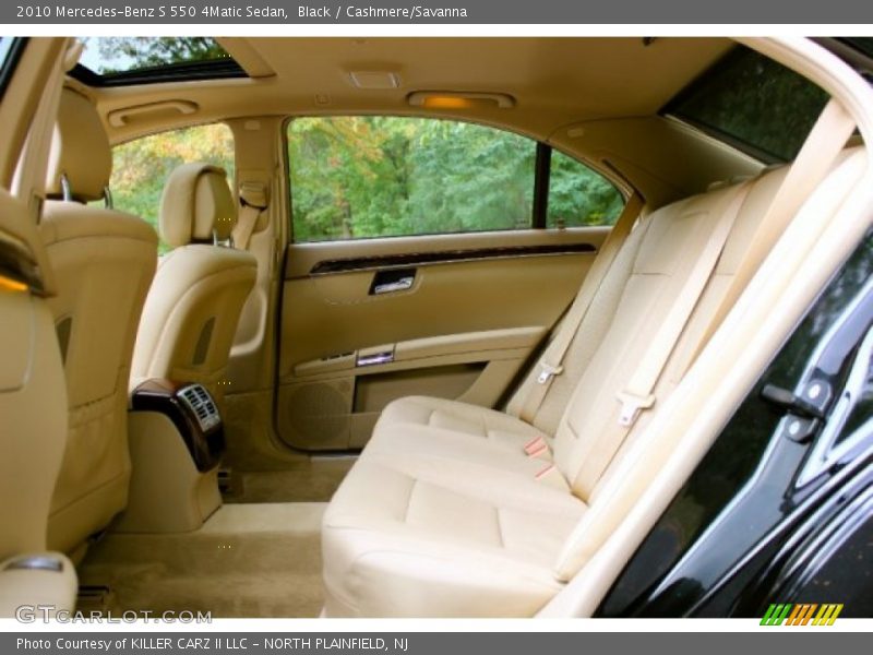 Black / Cashmere/Savanna 2010 Mercedes-Benz S 550 4Matic Sedan