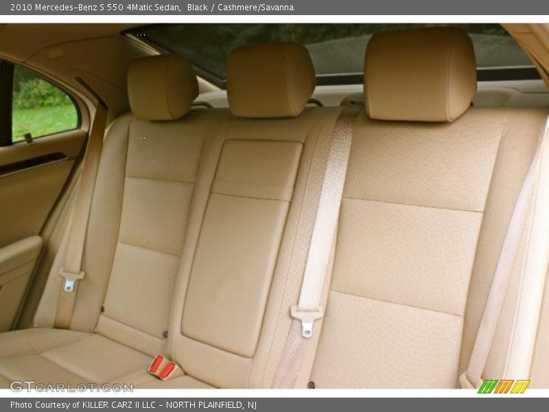 Black / Cashmere/Savanna 2010 Mercedes-Benz S 550 4Matic Sedan