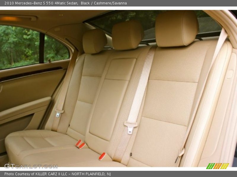 Black / Cashmere/Savanna 2010 Mercedes-Benz S 550 4Matic Sedan