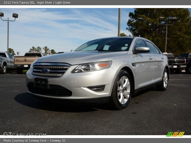 Ingot Silver / Light Stone 2012 Ford Taurus SEL