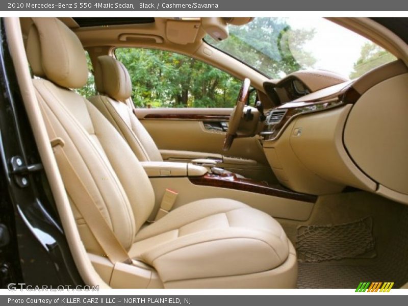 Black / Cashmere/Savanna 2010 Mercedes-Benz S 550 4Matic Sedan