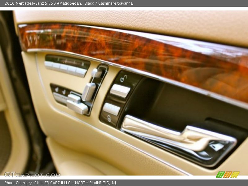 Black / Cashmere/Savanna 2010 Mercedes-Benz S 550 4Matic Sedan