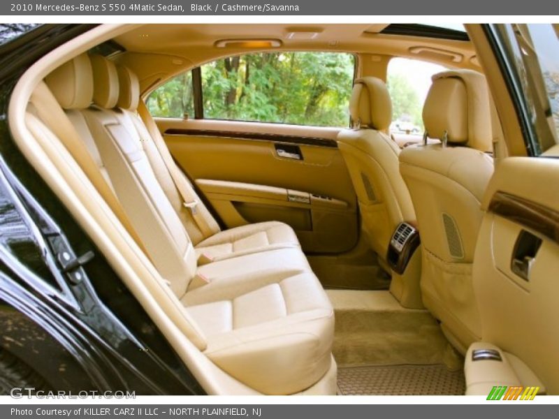 Black / Cashmere/Savanna 2010 Mercedes-Benz S 550 4Matic Sedan