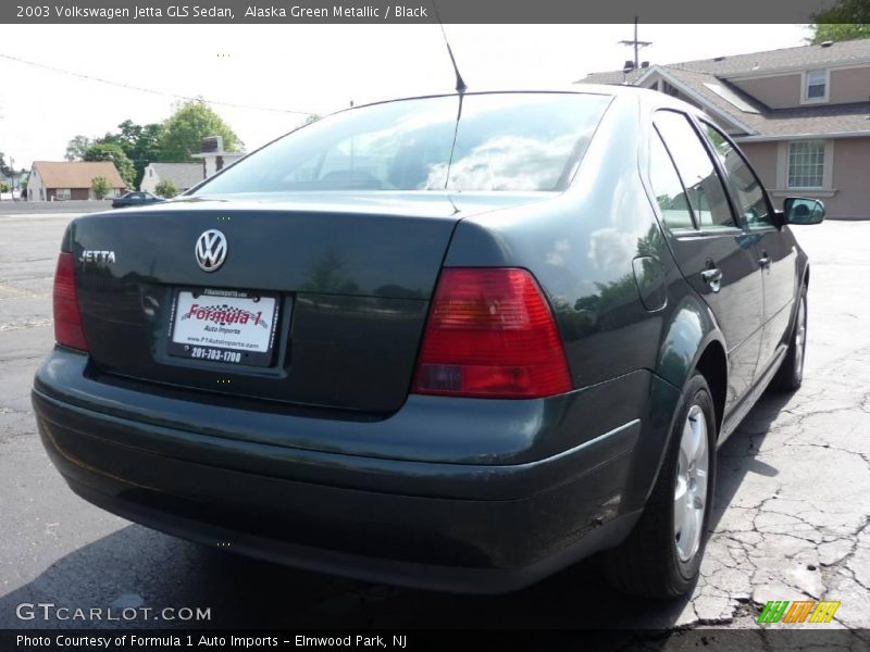 Alaska Green Metallic / Black 2003 Volkswagen Jetta GLS Sedan