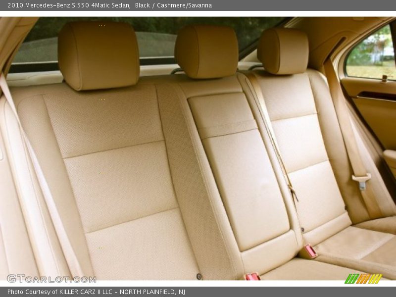 Black / Cashmere/Savanna 2010 Mercedes-Benz S 550 4Matic Sedan