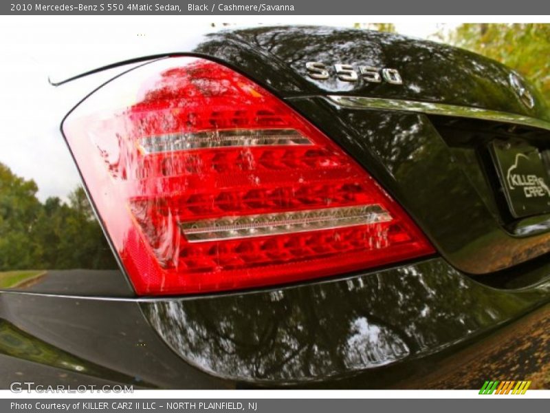 Black / Cashmere/Savanna 2010 Mercedes-Benz S 550 4Matic Sedan