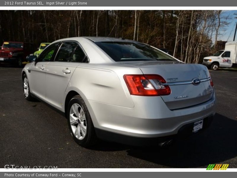 Ingot Silver / Light Stone 2012 Ford Taurus SEL