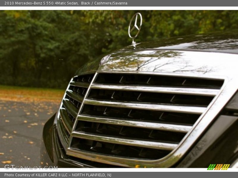 Black / Cashmere/Savanna 2010 Mercedes-Benz S 550 4Matic Sedan