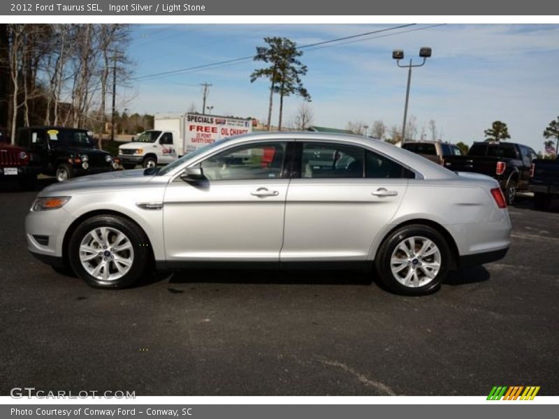 Ingot Silver / Light Stone 2012 Ford Taurus SEL