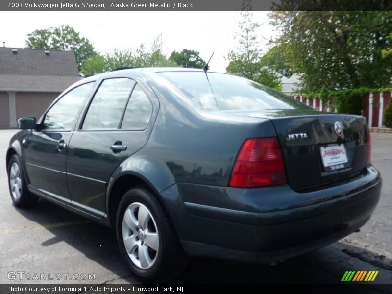 Alaska Green Metallic / Black 2003 Volkswagen Jetta GLS Sedan