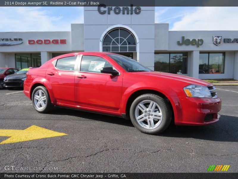 Redline 2-Coat Pearl / Black 2014 Dodge Avenger SE