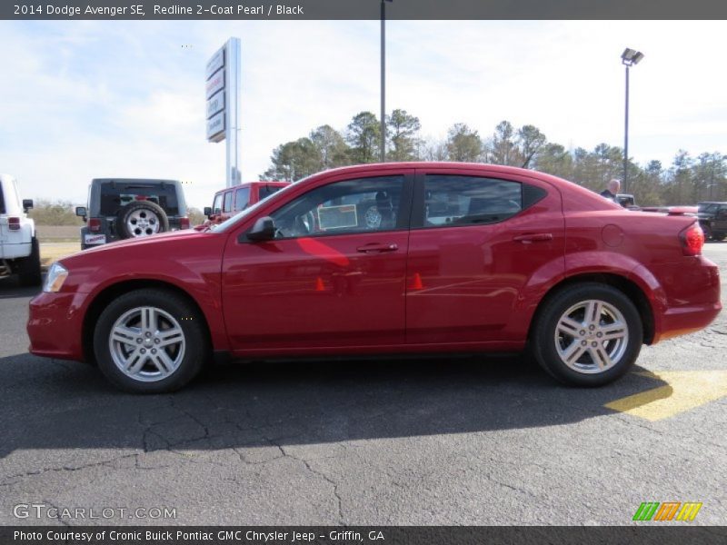 Redline 2-Coat Pearl / Black 2014 Dodge Avenger SE