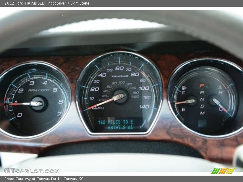 Ingot Silver / Light Stone 2012 Ford Taurus SEL