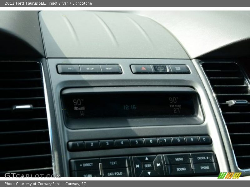 Ingot Silver / Light Stone 2012 Ford Taurus SEL