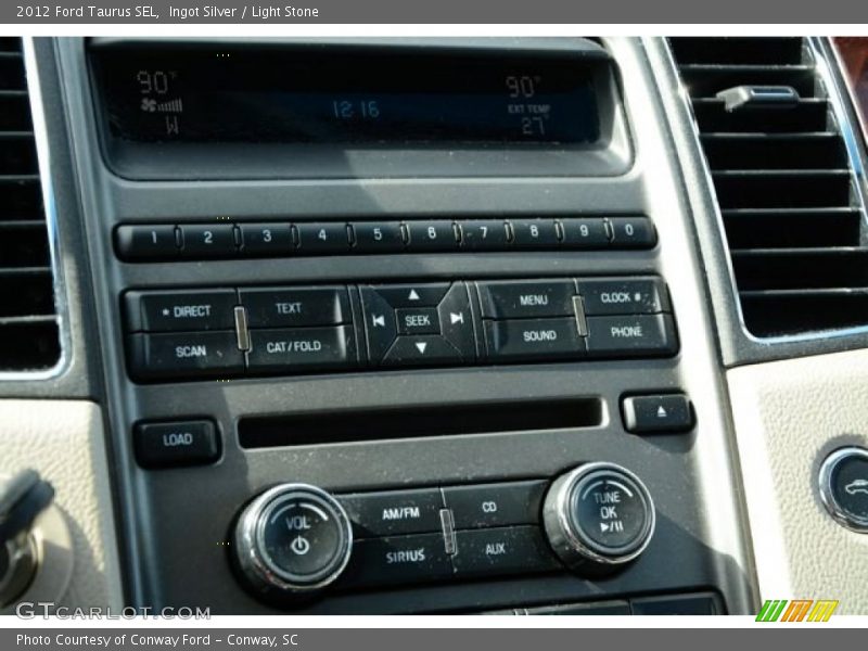 Ingot Silver / Light Stone 2012 Ford Taurus SEL